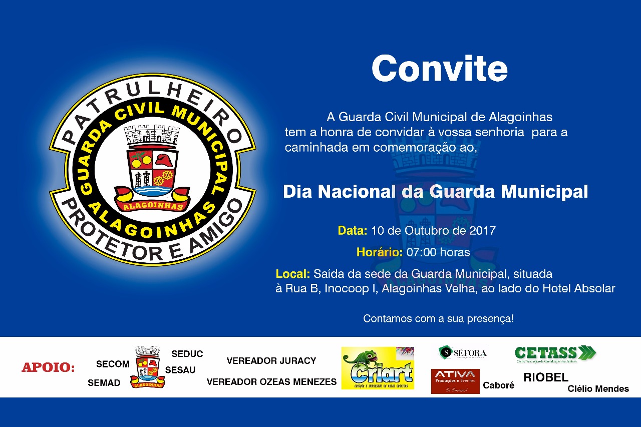 Guarda Municipal realiza ação social em comemoração ao Dia das