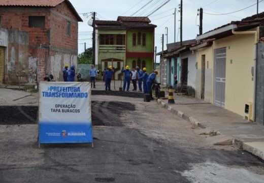 Operação tapa-buracos: Prefeitura realiza restauração de trechos danificados em diferentes pontos do município