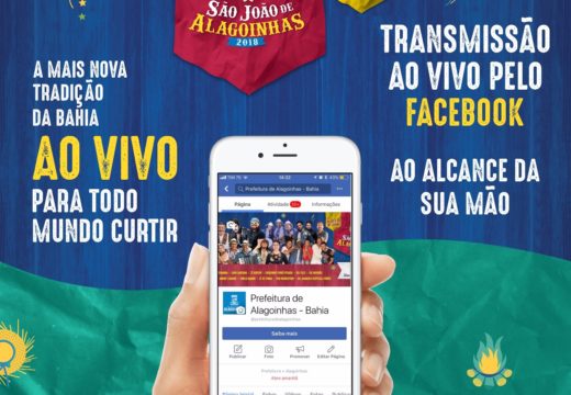São João Alagoinhas 2018 terá transmissão ao vivo de shows e bastidores com entrevistas via Facebook