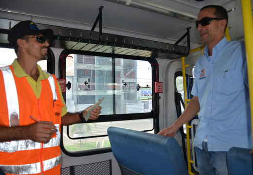 Frota de ônibus escolares recebe vistoria da SMTT