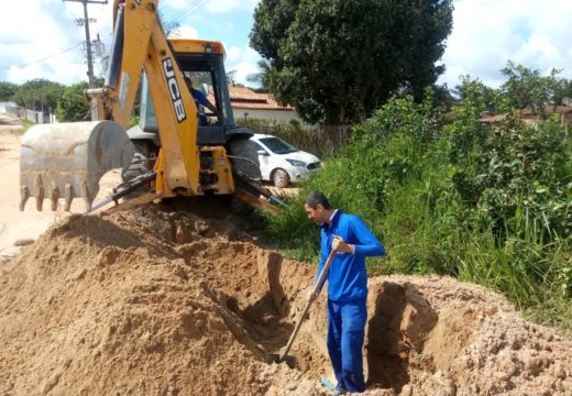 Implantação de rede do SAAE levará distribuição de água para famílias de Estrada Velha da Pedreira