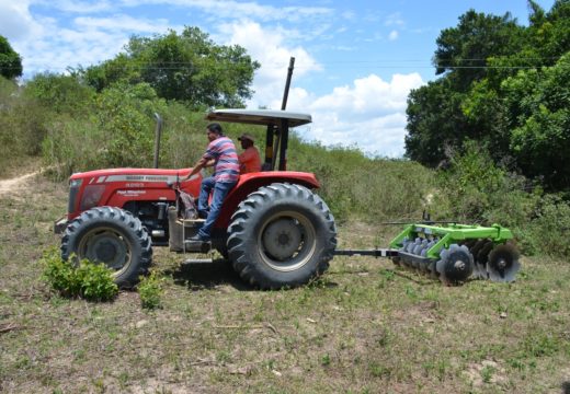 Incentivo à agricultura familiar: depois de entregar maquinário à comunidade, Prefeitura inicia programa de preparo do solo no Pindobal