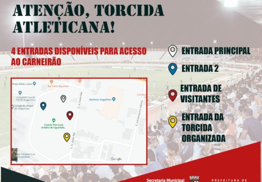 Baianão 2019: No jogo deste domingo (17), Carneirão terá opções de acesso com 4 portões disponíveis para a entrada de torcedores