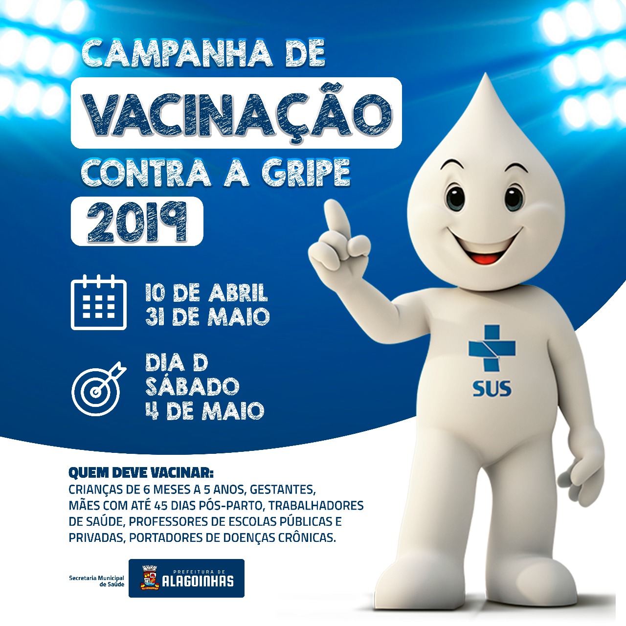 Começa Hoje (10) A Campanha De Vacinação Contra A Gripe | Prefeitura De ...