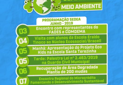 Conscientização e incentivo a práticas sustentáveis em Alagoinhas: Prefeitura divulga programação da Semana Nacional do Meio Ambiente
