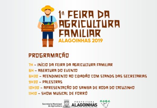 Prefeitura e UARA promovem 1ª Feira da Agricultura Familiar nesta quinta (25)