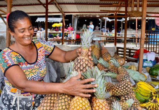 DIA DO FEIRANTE: “A gente tem que trabalhar com amor e é muito importante valorizar a nossa raiz”, diz Dona Maria Dominga, que há mais de 10 anos comercializa produtos na Central de Abastecimento
