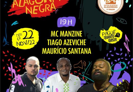 “Alagoinhas Negra” é o tema do V Festival de Artes de Alagoinhas que começa nesta terça-feira (22) no Centro de Cultura