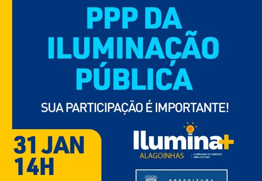 Audiência Pública da PPP de Iluminação Pública de Alagoinhas acontece nesta terça-feira (31)