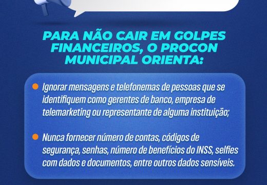 PROCON Municipal lança a campanha #seliganogolpe