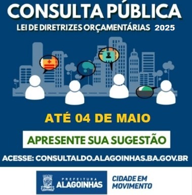 Prefeitura abre consulta pública on-line para elaboração da LDO 2025