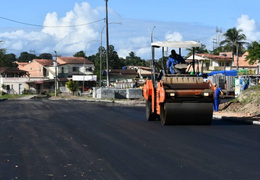 Alagoinhas+: entorno do Hospital Materno-Infantil recebe asfalto novo