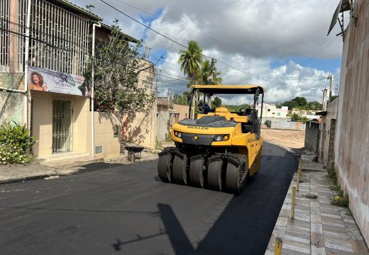 Ruas do Parque da Jaqueira recebem pavimentação