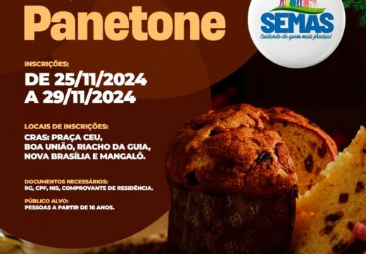 Semas realiza curso de produção de panetone